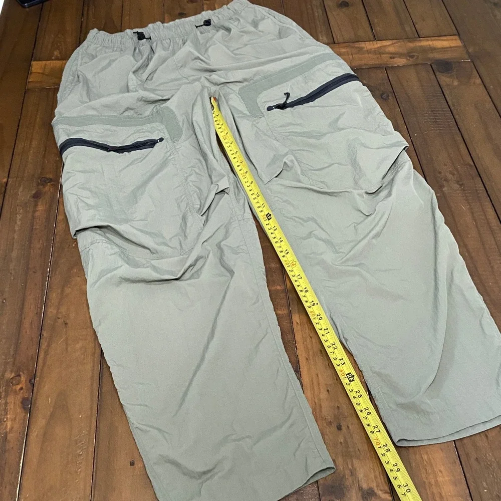 Nike Cargo Utility Pants Mens Large Sage Green Nylon Gorpcore Techwear Trousers